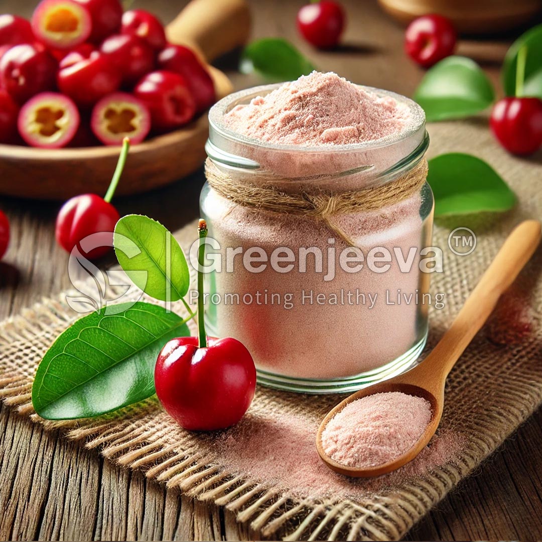 Organic Acerola Cherry Extract Powder 25% Vitamin C, HPLC
