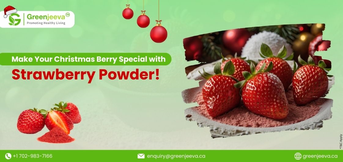 Strawberry Powder for Christmas Carols