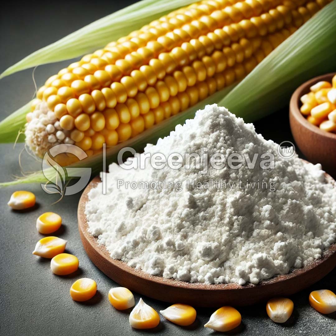 Organic corn starch powder