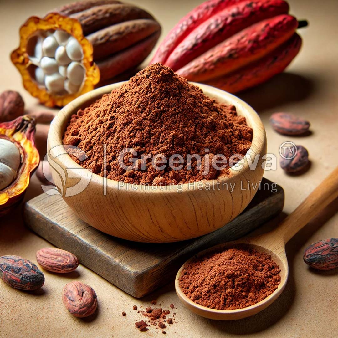 Organic Cocoa powder alkalized 22 to 24% fat