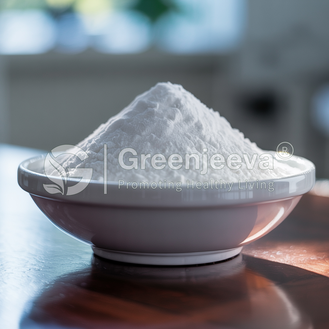 A close-up of a bowl filled with Ascorbic-Acid Powder powder, set against a softly lit background, emphasizing a healthy lifestyle.