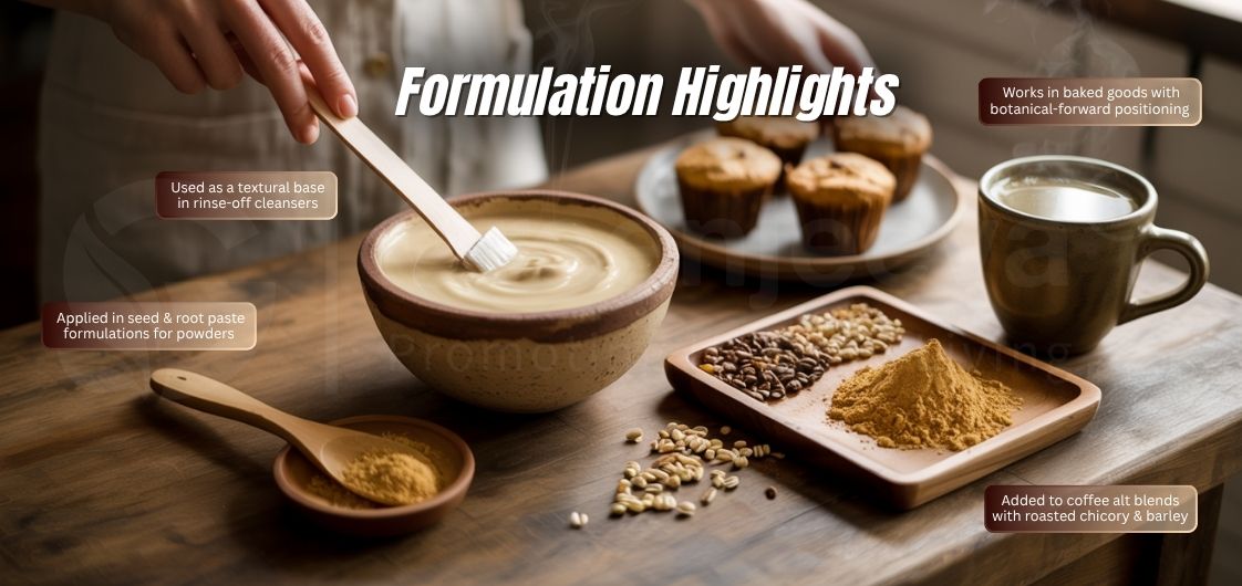 Key ingredients for your next product formulation, emphasizing quality and beneficial properties.
