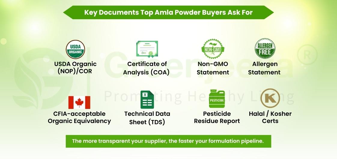 Premium Organic Amla Powder Supplier