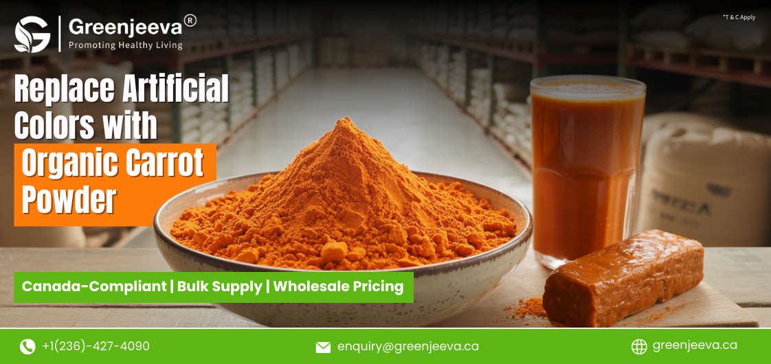 How Can Organic Carrot Powder Help Food and Beverage Brands Replace Artificial Colorants