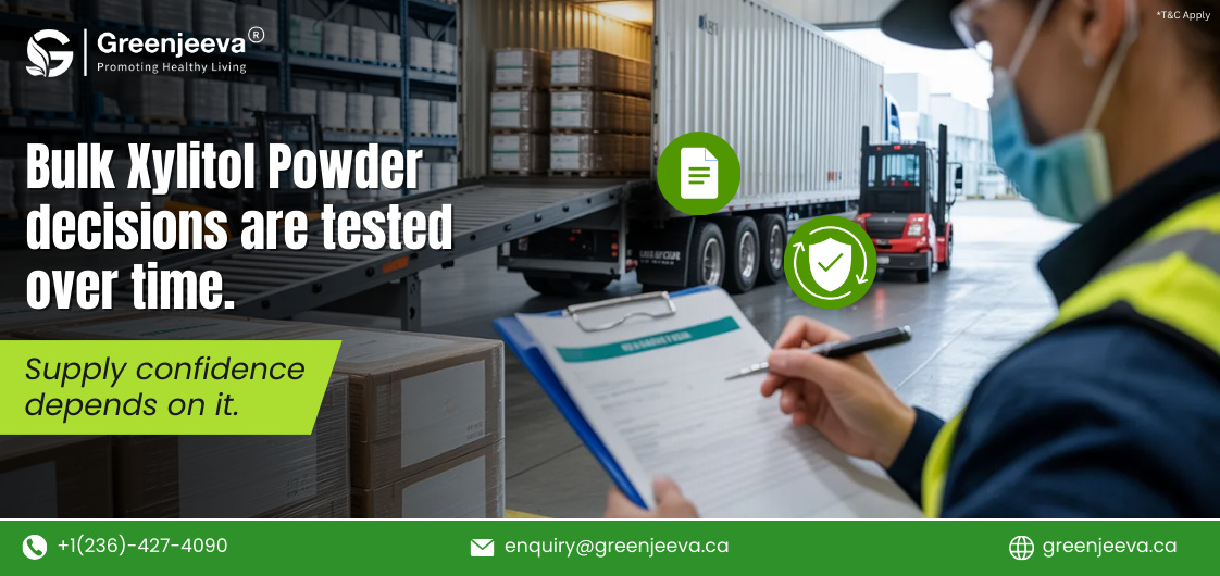 Bulk Xylitol Powder in Canada: How Procurement Teams Assess Supply Readiness